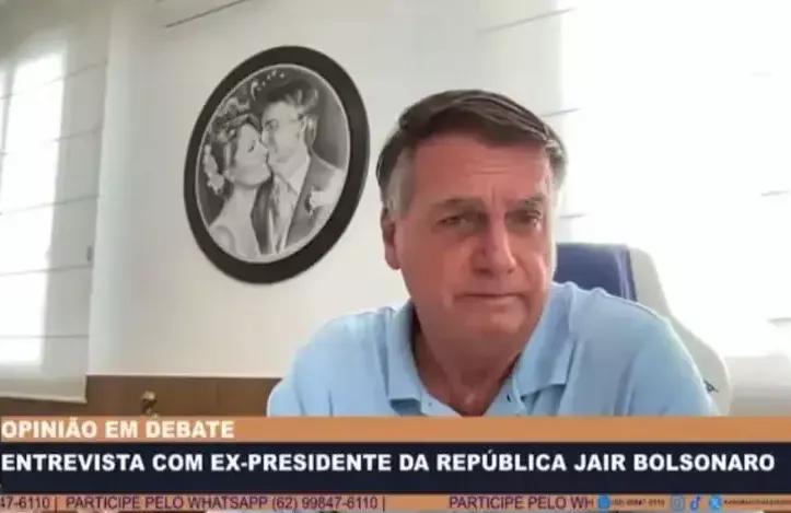 Bolsonaro não descarta aliança do PL com o MDB de Daniel Vilela