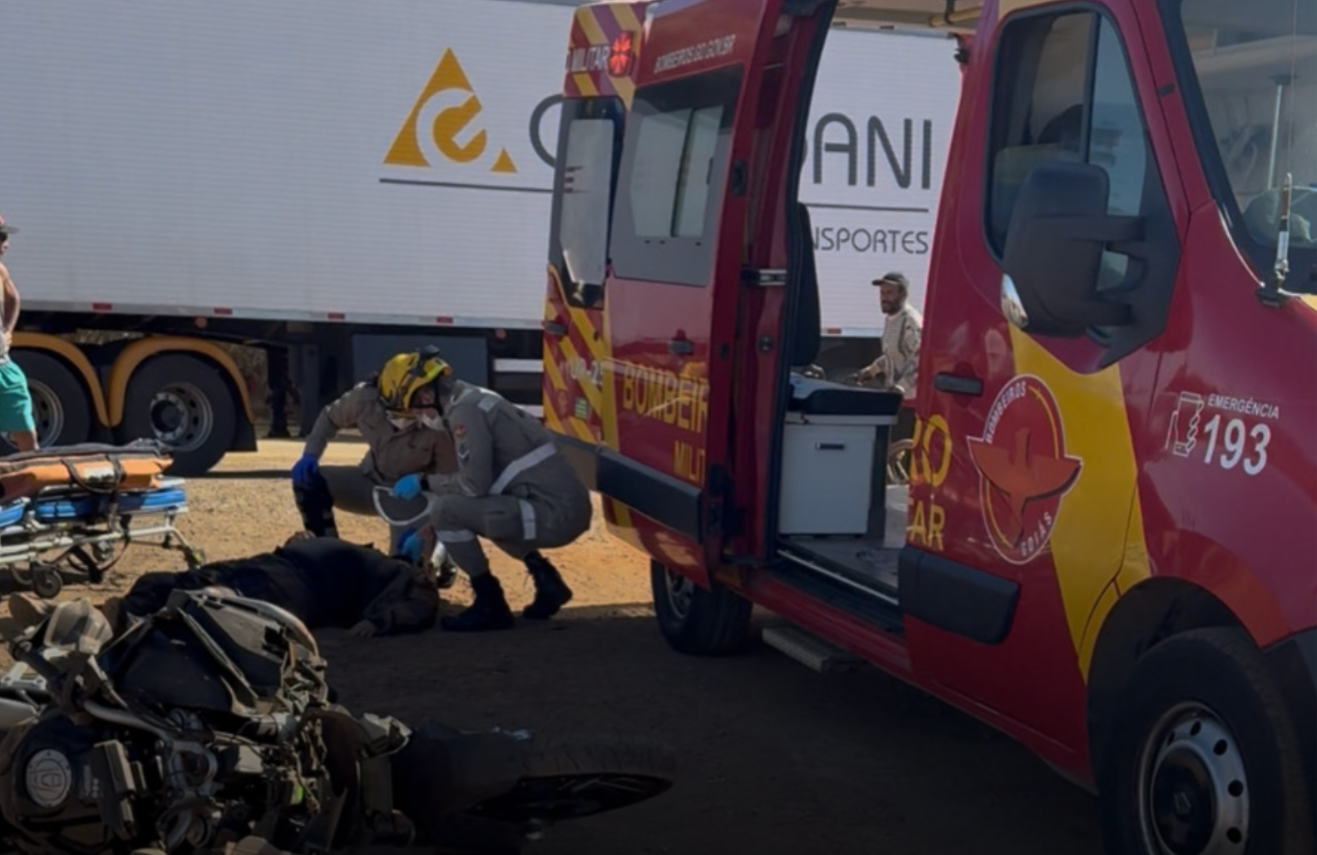 Acidente entre motocicletas na BR-050 termina em morte de idoso em Catalão