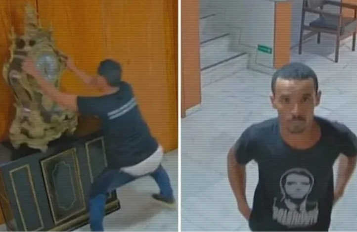 Moraes manda prender novamente homem que quebrou relógio em ato 08/01 e que foi solto por juiz de MG.