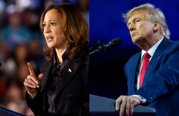 Trump e Harris aparecem tecnicamente empatados em nova pesquisa