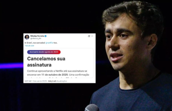 Nikolas se une a Musk em campanha contra o Netflix: entenda o caso
