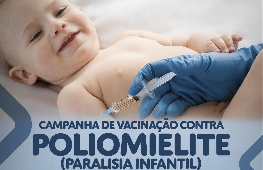 Começou em Catalão a Campanha de Vacinação contra Poliomielite (paralisia infantil)